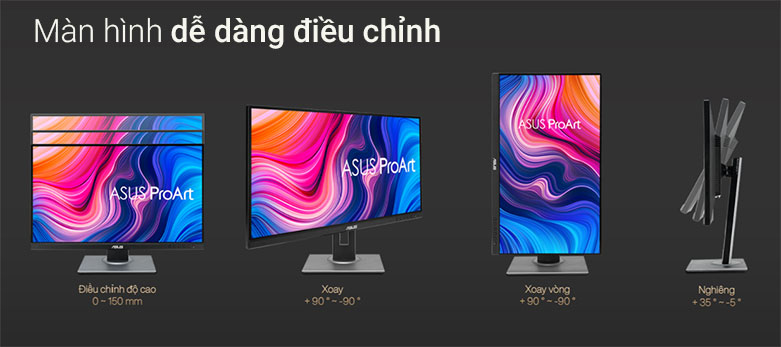 Màn hình LCD Asus 27" ProArt PA278QV| Màn hình dễ dáng điều chỉnh