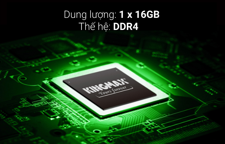 Bộ nhớ laptop DDR4 Kingmax 16GB| Dung lượng 16GB
