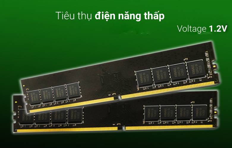 Bộ nhớ laptop DDR4 Kingmax 16GB | Tiêu thụ điện năng thấp