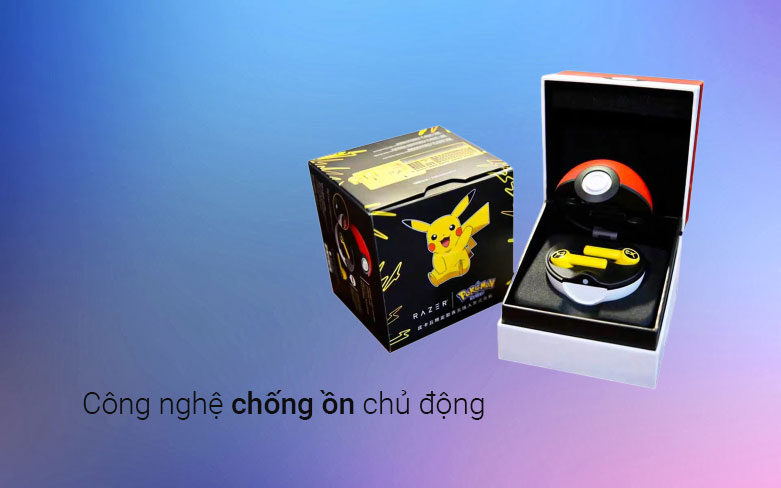 tai nghe Razer Pokemon Pikachu Limited Edition True | Công nghệ chống ồn