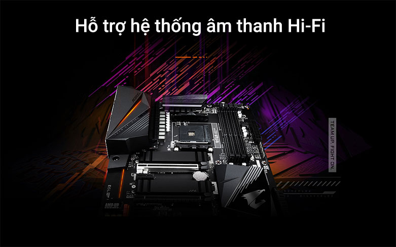 Mainboard Gigabyte B550 Aorus Pro| Hỗ trợ hệ thống âm thanh Hi-Fi