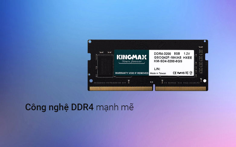 RAM LAPTOP DDR4 8GB BUS 3200 KINGMAX NEW – Máy Tính Long Thành - Chuyên mua  bán, sửa chữa máy tính, laptop, camera. Thi Công lắp đặt trọn gói phòng  net, Thanh