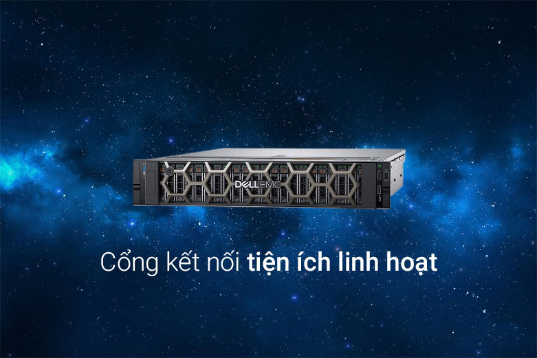 Máy chủ Server Dell PowerEdge R740 XD (42DEFR740-424) | Cổng kết nối tiện ích linh hoạt