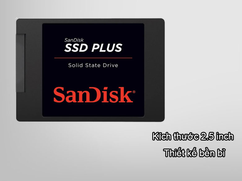 Ổ cứng gắn trong/ SSD SanDisk PLUS-240GB (SDSSDA-240G-G26)| Kích thước nhỏ gon