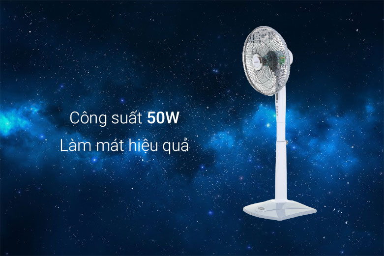 Quạt đứng Sharp PJ-S40RV-LG (Xám trắng) | Công suất 50W làm mát hiệu quả