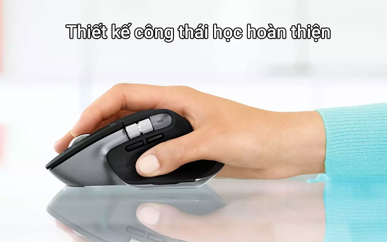 Chuột không dây Logitech MX Master 3 for MAC (Đen)| Thiết kế công thái học toàn diện