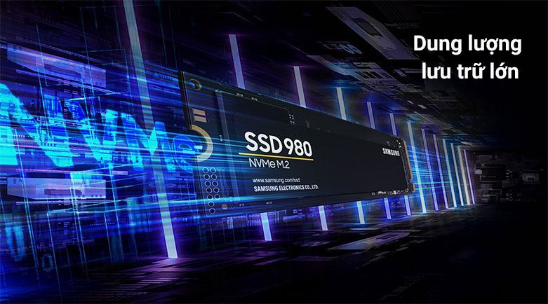 Ổ cứng gắn trong/ SSD Samsung 980 250GB M2 NVMe (MZ-V8V250BW) | Dung lượng lưu trữ lớn