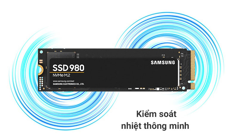 Ổ Cứng gắn trong/ SSD Samsung 980 500GB M2 NVMe (MZ-V8V500BW)| Kiểm soát nhiệt thông minh