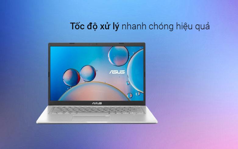 Máy tính xách tay/ Laptop Asus X415EA-EB640W (i5-1135G7) (Bạc) | Tốc độ xử lý nhanh chóng