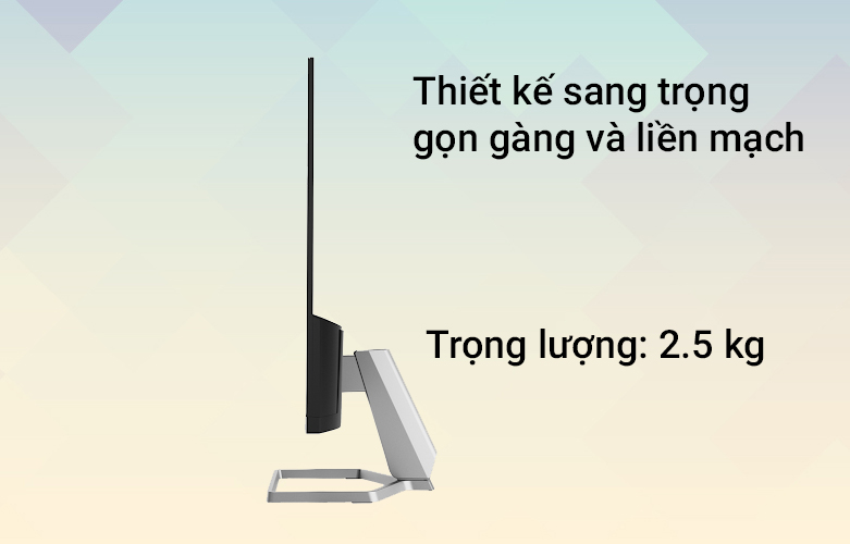 Màn hình LCD HP 23.8" M24F (1920 x 1080, IPS, 60Hz, 5ms, freesync) | Thiết kế sang trọng gọn gàng
