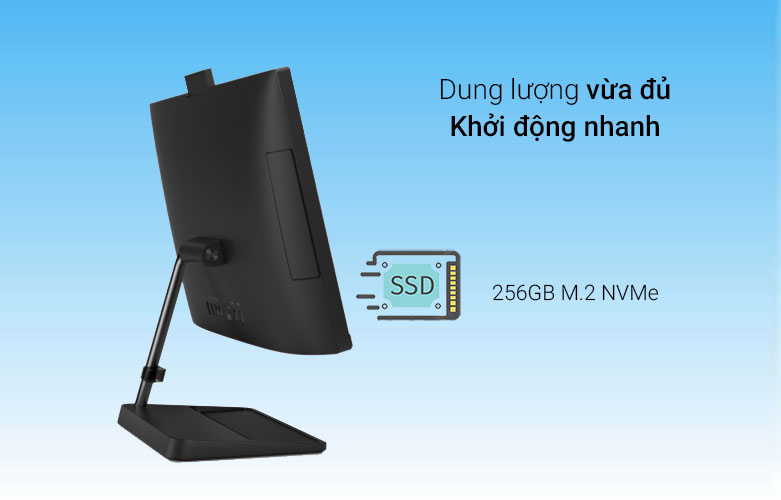 PC Lenovo IdeaCentre AIO 3 22ITL6 21.5" FHD Touch (i5-1135G7/8GB/SSD 256GB/Intel Iris Xe Graphics/Win 11 Home/1YR) (F0G500AGVN) | Dung lượng vừa đủ