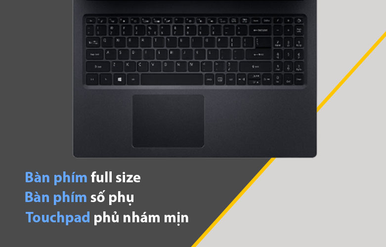 Laptop Acer Aspire 3 A315-57G-524Z| Bàn phím rộng rãi