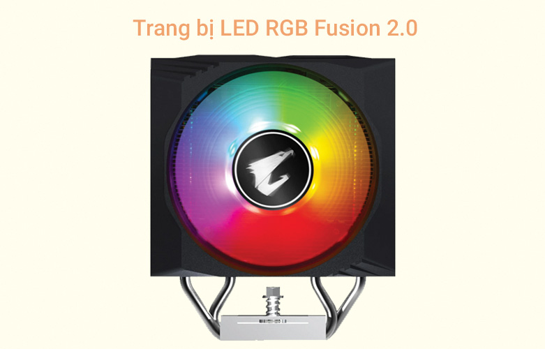 Quạt CPU Gigabyte Aorus ATC80| Trang bị LED RGB Fusion 2,0