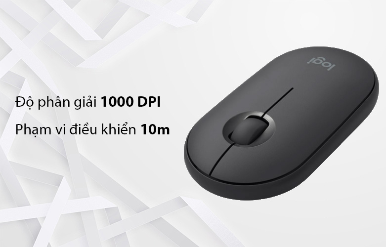 Chuột không dây Logitech Pebble M350 (Đen) | Độ phân giải 1000 DPI