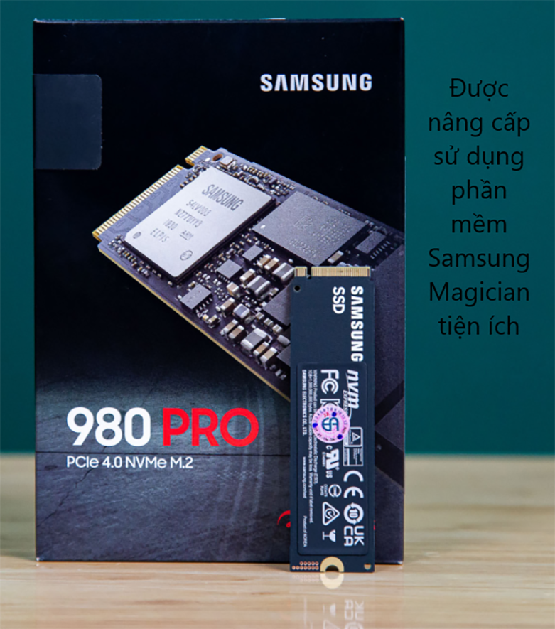 Ổ cứng SSD Samsung 980 PRO 1TB NVMe M.2 PCIe 4.0 (MZ-V8P1T0BW) | Sử dụng phần mềm Samsung Magician tiện ích