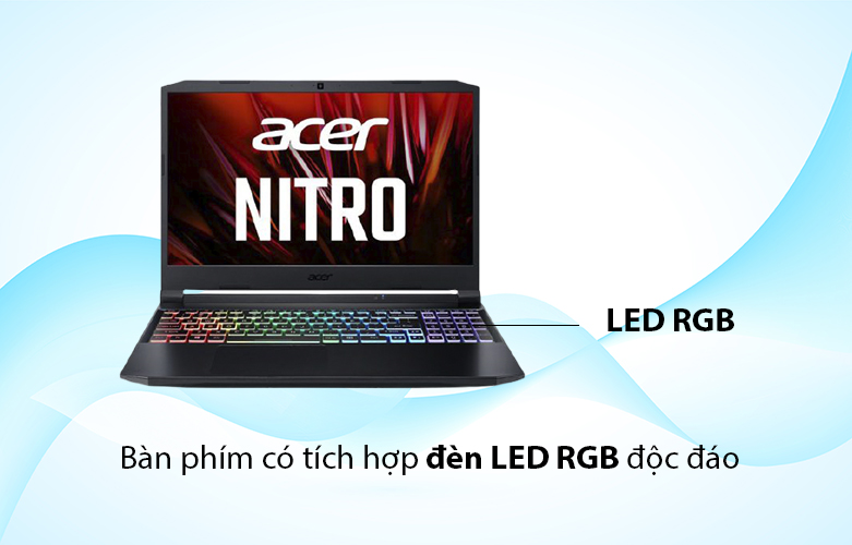 Máy tính xách tay Acer Nitro 5 AN515-56-79U2 | Đèn LED RGB