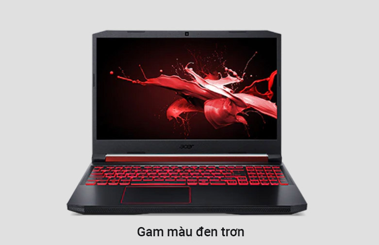 Laptop Acer Nitro 5 AN515-45-R0B6 (NH.QBCSV.001) (Đen) | Gam màu đơn giản