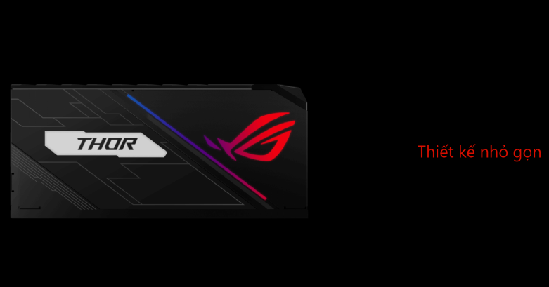 Nguồn máy tính Asus Rog Thor 1200P 1200W Platinum (SP000157) | Thiết kế nhỏ gọn