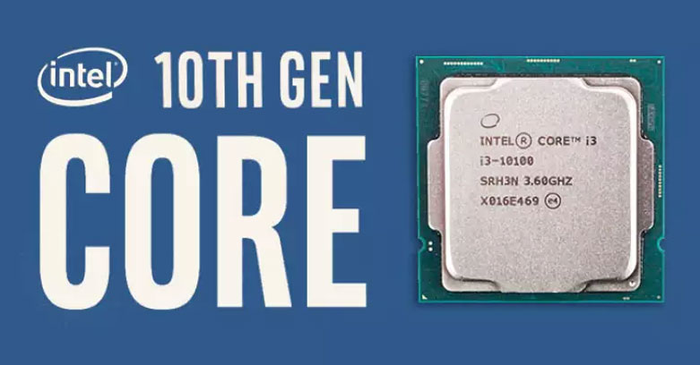 CPU Intel Comet Lake Core i3-10100 | Tốc độ xử lý lên đến 3.60 GHz 