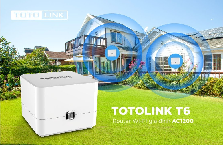 Mesh Router Wi-Fi Totolink AC1200 T6_V2 (2 pack) | Tăng cao tốc độ internet