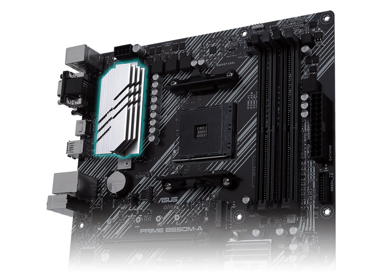 Mainboard ASUS PRIME B550M-A (90MB14I0-M0UAY0) | CÁC TÍNH NĂNG NỔI BẬT