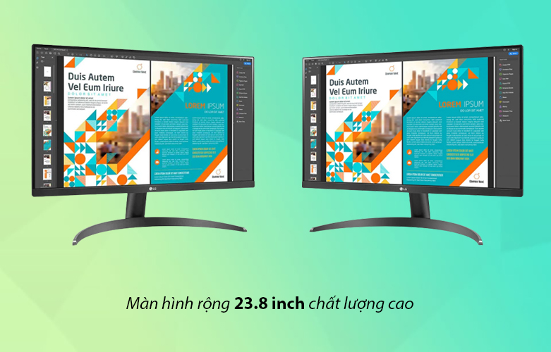 Màn hình LCD LG 24'' 24QP500 (2560 x 1440, IPS, 75Hz, , 5ms, AMD Freesync) | Màn hình 23.8 inch 