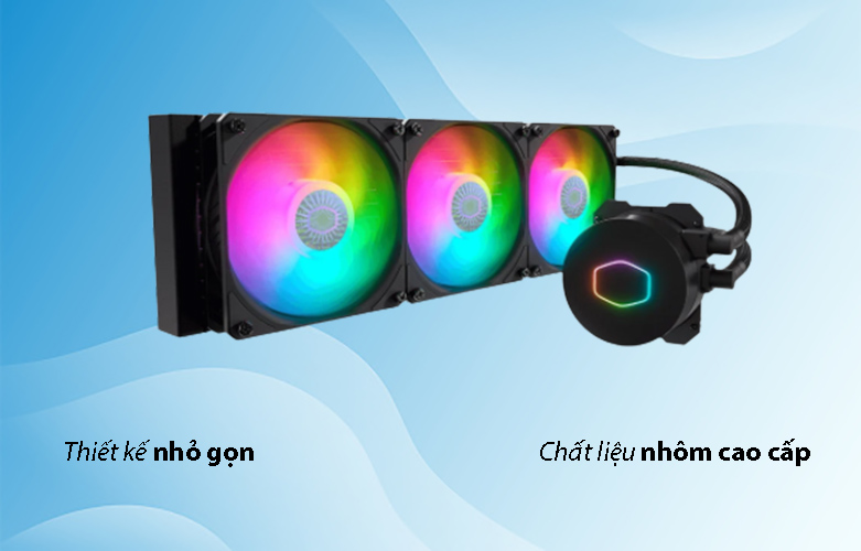 Tản nước AIO Cooler Master MasterLiquid ML360L ARGB V2 | Thiết kế nhỏ gọn