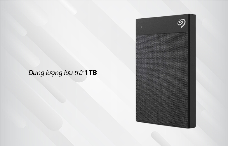 Ổ cứng HDD Seagate 1TB Backup Plus Ultra Touch 2.5" (STHH1000400) (Đen) | Dung lượng lưu trữ 1TB