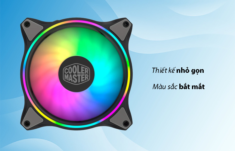 Quạt case Cooler Master Masterfan MF120 HALO DOU LOOPS | Thiết kế nhỏ gọn