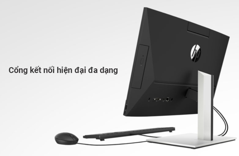 PC HP AIO ProOne 600 G6 21.5" Touch (236C1PA) | Cổng kết nối đa dạng