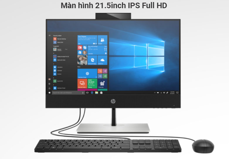 PC HP AIO ProOne 600 G6 21.5" Touch (236C1PA) | Màn hình 21.5 inch sắc nét