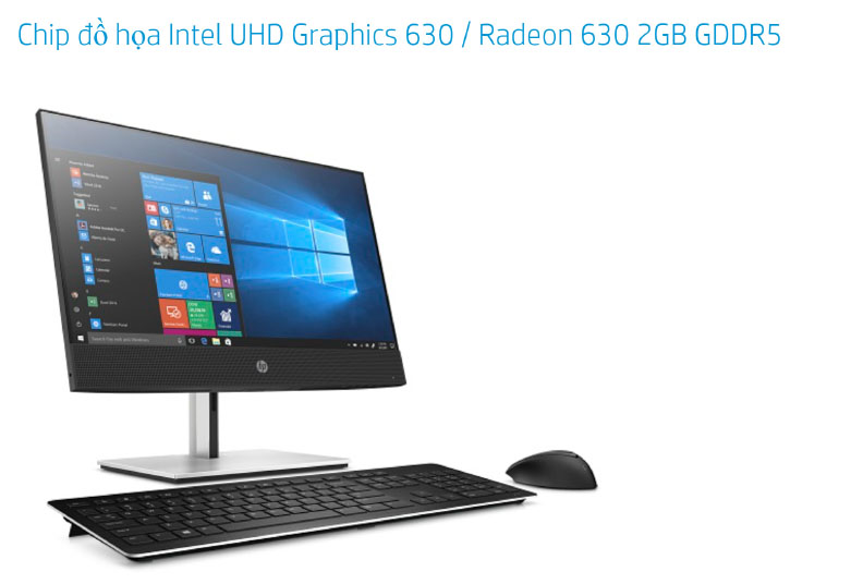 PC HP AIO ProOne 600 G6 21.5" Touch (236C1PA) | Đồ họa tích hợp mạnh mẽ