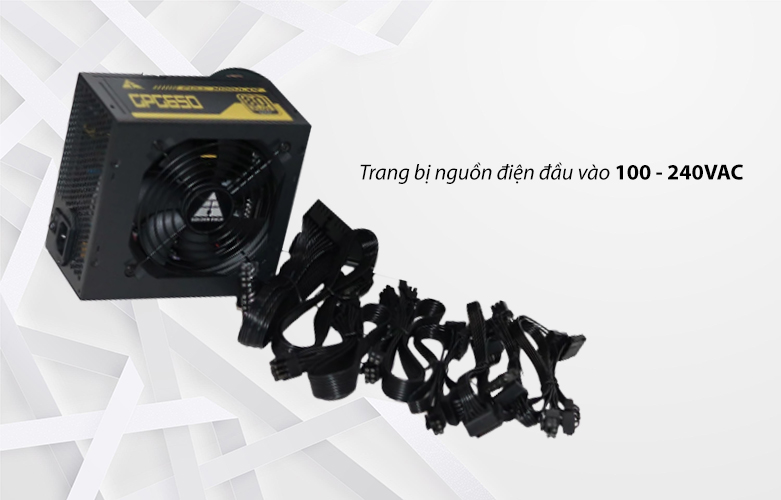 PSU Golden Field 80 Plus Gold GPG650| Trang bị nguồn điện đầu vào