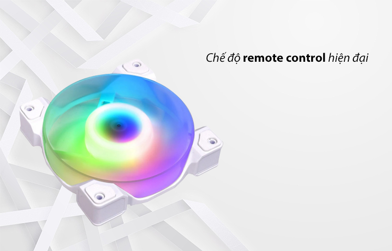 Quạt case ID-COOLING DF-12025-ARGB TRIO Snow (3 Fan) | Chế độ remote hiện đại