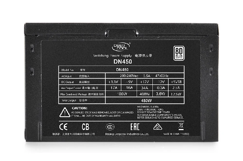 Nguồn/ Power Deepcool 450W DN450 | HIệu suất ổn định