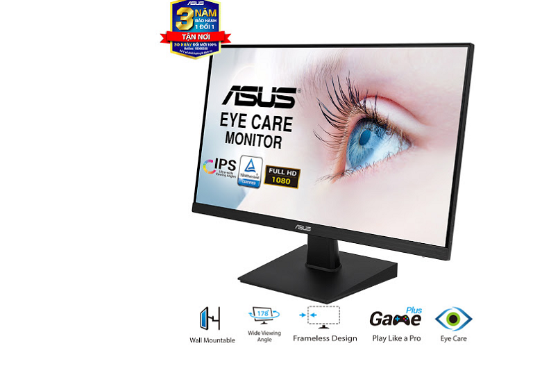 Màn hình LCD Asus 23.8″ VA24DQLB | Bảo vệ mắt an toàn