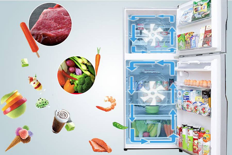Tủ lạnh Hitachi Inverter 443 lít R-FVX510PGV9(GBK) | Khử mùi hiệu quả