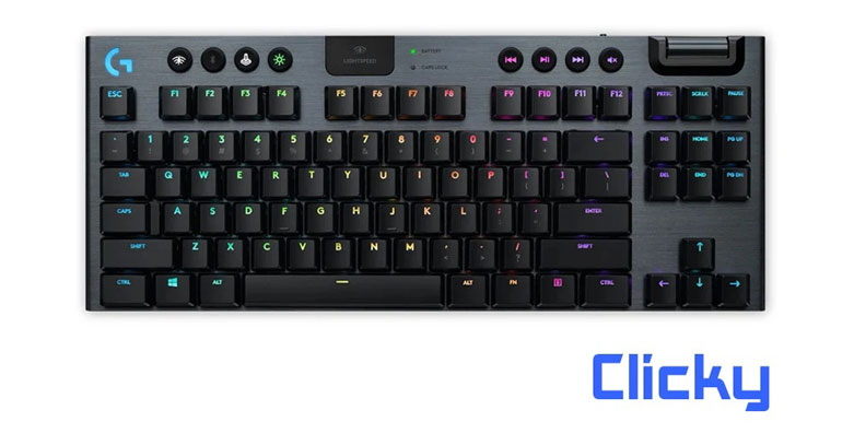 Bàn phím Logitech G913 TKL HARPY CLICKY RGB Gaming | 