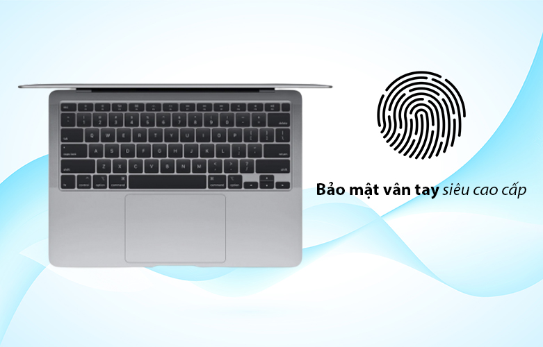 Laptop MacBook Air 2020 MWTJ2SA/A (i3/256GB) (Xám) | Bảo mật vân tay cao cấp