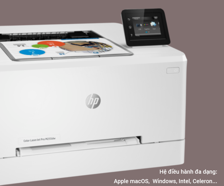 Máy in HP Color LaserJet Pro M255dw - 7KW64A | Tương thích với nhiều hệ điều hành