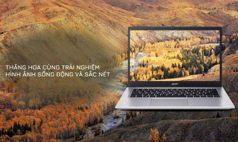 Laptop Acer Aspire 5 A515-56-54PK (NX.A1GSV.002) (i5-1135G7) (Bạc) | hình ảnh hiển thị sống động