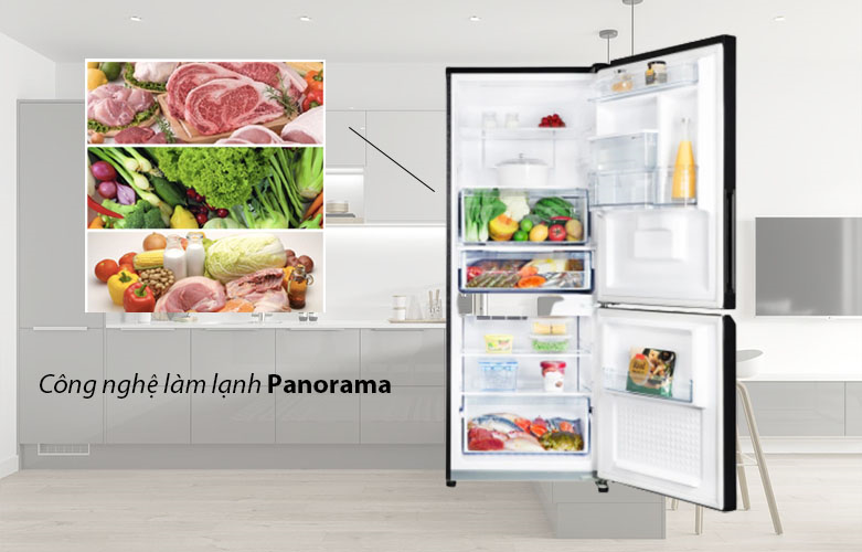 Tủ lạnh Panasonic Inverter 255 lít NR-BV280WKVN | Công nghệ làm lạnh hiện đại 