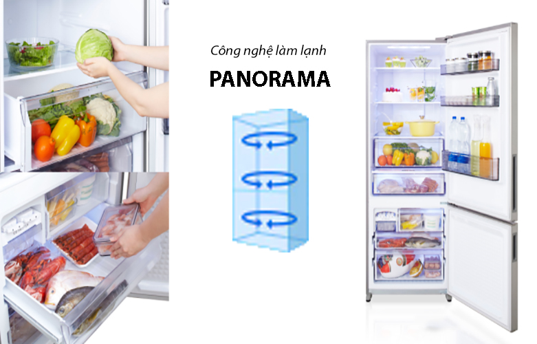 Tủ lạnh Panasonic Inverter 322 lít NR-BC360WKVN | Công nghệ làm lạnh hiện đại 