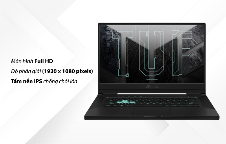 Laptop Asus TUF Dash FX516PE-HN005T| Màn hình Full HD