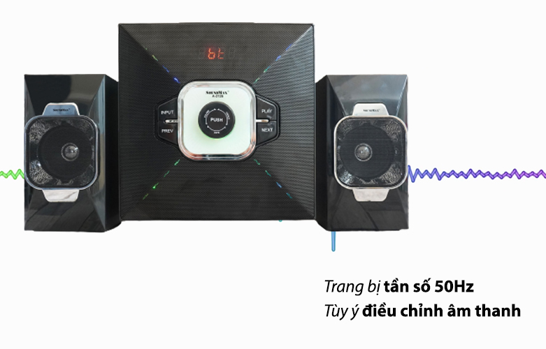 Loa SoundMax A2126/2.1 | Trang bị tần số 50Hz