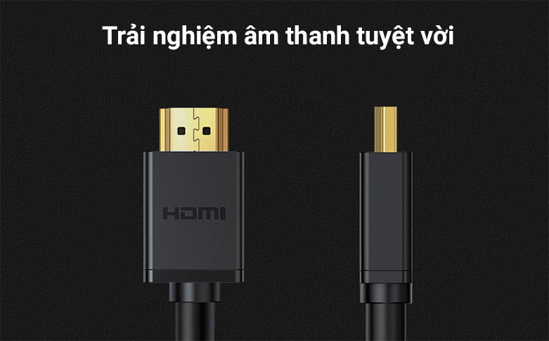 Cáp HDMI 1.4 1.5m Ugreen (60820) | Trải nghiệm âm thanh tuyệt vời