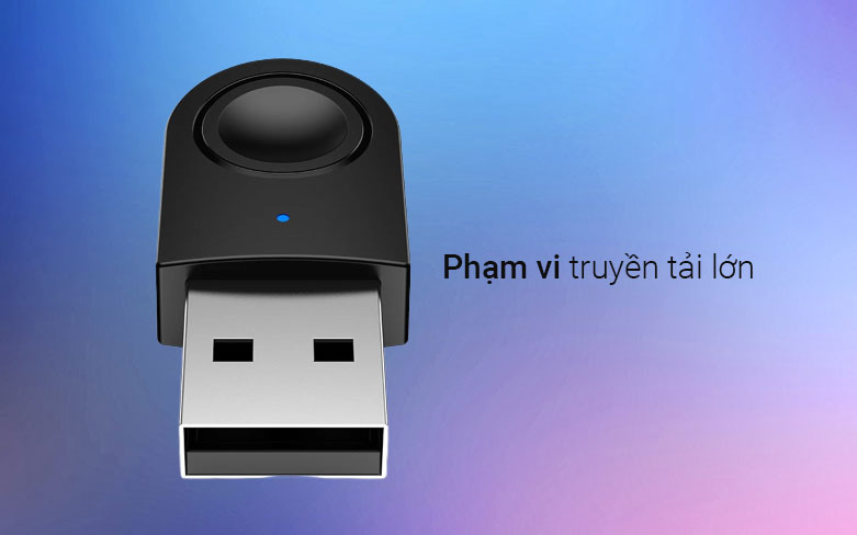 Cổng kết nối Bluetooth 5.0 Orico BTA-608-BK (Đen)| phạm vi truyền tải lớn