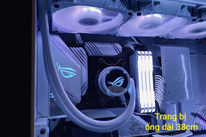 Tản nhiệt nước AIO ASUS ROG STRIX LC 240 RGB| Trang bị ống dài