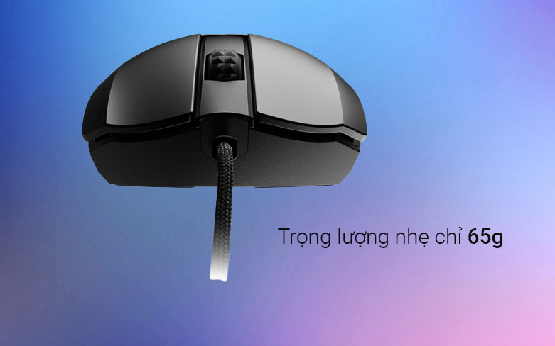 Chuột gaming không dây MSI Clutch GM41 Lightweight (Đen) | Trọng lượng nhẹ chỉ 65g