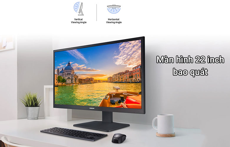 Màn hình LCD Samsung 22" LS22A336NHEXXV | Màn hình 22 inch bao quát